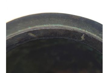 古玩　古銅　獅子　銀象嵌　意匠を凝らした獅子が見事な香炉(中国?、三つ脚、仏具)(R-062088)