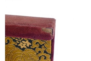 謹作　金工　鈴木幸平　銀製　開眼供養軍　総本山比叡山延暦寺　三面大黒天(共箱無し、厨子付き、仏像、仏具)(R-062095)