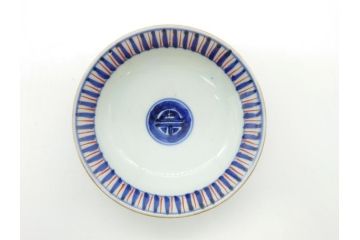 江戸期　大明萬暦年製　古伊万里　色絵　染付　稀少図柄　馬　3.8寸　約11.5cm　生き生きとした馬の絵付けが魅力の蓋付き茶碗2客セット(和食器、三寸八分)(R-062101)