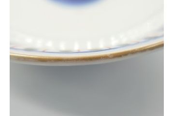 江戸期　大明萬暦年製　古伊万里　色絵　染付　稀少図柄　馬　3.8寸　約11.5cm　生き生きとした馬の絵付けが魅力の蓋付き茶碗2客セット(和食器、三寸八分)(R-062101)