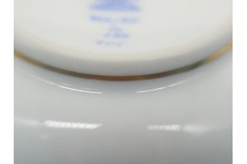 ヘレンド　ハンガリー　HEREND HVNGARY　HANDPAINTED　ロスチャイルド・バード　トリオ　美しい金彩の飾りで縁取られたエレガントな皿&カップ&ソーサー(HUNGARY、プレート、C&S)(R-062106)