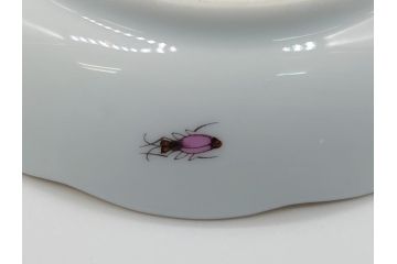 ハンガリー　HEREND HVNGARY　HANDPAINTED　ヘレンド　ロスチャイルド・バード　美しい金彩の飾りで縁取られたエレガントなティーカップ&ソーサー3客セット(C&S)(R-062107)
