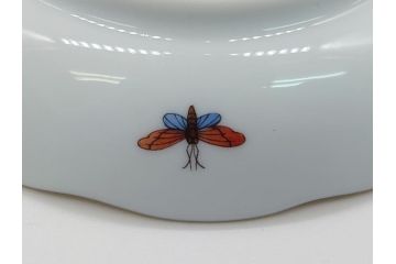 ハンガリー　HEREND HVNGARY　HANDPAINTED　ヘレンド　ロスチャイルド・バード　美しい金彩の飾りで縁取られたエレガントなティーカップ&ソーサー3客セット(C&S)(R-062107)