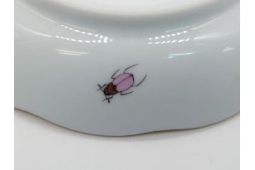 ハンガリー　HEREND HVNGARY　HANDPAINTED　ヘレンド　ロスチャイルド・バード　美しい金彩の飾りで縁取られたエレガントなティーカップ&ソーサー3客セット(C&S)(R-062107)