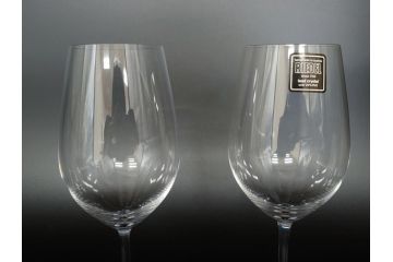 オーストリア　RIEDEL(リーデル)　ソムリエ　Proud foot Japan　洗練された気品さを放つワイングラス2客セット(箱付き、プラウドフットジャパン)(R-062119)