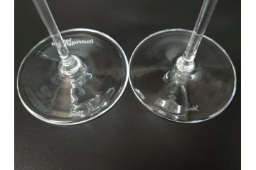 オーストリア　RIEDEL(リーデル)　ソムリエ　Proud foot Japan　洗練された気品さを放つワイングラス2客セット(箱付き、プラウドフットジャパン)(R-062119)