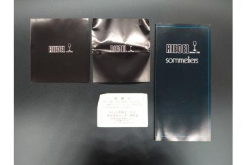 オーストリア　RIEDEL(リーデル)　ソムリエ　Proud foot Japan　洗練された気品さを放つワイングラス2客セット(箱付き、プラウドフットジャパン)(R-062119)
