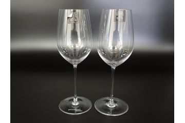 オーストリア　RIEDEL(リーデル)　ソムリエ　プラウドフットジャパン記念品(名入れ有)　洗練された気品さを放つワイングラス2客セット(箱付き、proudfoot japan)(R-062120)