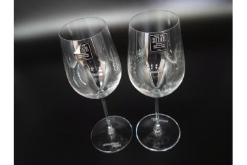 オーストリア　RIEDEL(リーデル)　ソムリエ　プラウドフットジャパン記念品(名入れ有)　洗練された気品さを放つワイングラス2客セット(箱付き、proudfoot japan)(R-062120)