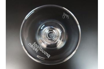 オーストリア　RIEDEL(リーデル)　ソムリエ　プラウドフットジャパン記念品(名入れ有)　洗練された気品さを放つワイングラス2客セット(箱付き、proudfoot japan)(R-062120)