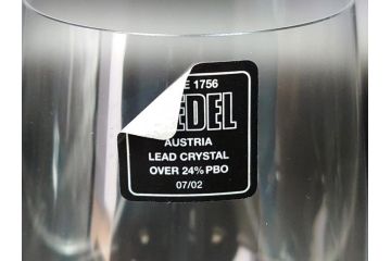 オーストリア　RIEDEL(リーデル)　ソムリエ　プラウドフットジャパン記念品(名入れ有)　洗練された気品さを放つワイングラス2客セット(箱付き、proudfoot japan)(R-062120)