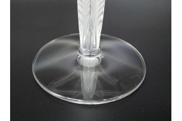 フランス　LALIQUE(ラリック)　卓越した上品さをまとうワイングラス2客セット(クリスタル)(R-062121)