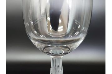 フランス　LALIQUE(ラリック)　卓越した上品さをまとうワイングラス2客セット(クリスタル)(R-062121)