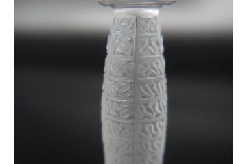 フランス　LALIQUE(ラリック)　ルーヴル　卓越した上品さをまとうワイングラス2客セット(クリスタル、ペア)(R-062125)