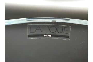 フランス　LALIQUE(ラリック)　梟　物静かに佇むフクロウが印象的なフラワーベース(クリスタル、花瓶、花器、ボウル、鉢、小物入れ、ふくろう)(R-062126)