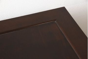 中古　松本民芸家具　シックで落ち着いた佇まいが魅力的なA型下駄箱(収納棚、戸棚、キャビネット)(定価約34万円)(R-062150)