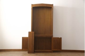中古　美品　DREXEL HERITAGE(ドレクセルヘリテイジ)　Triune(トライユン)　上品な佇まいのブックケース(シェルフ、本棚、飾り棚、キャビネット、収納棚)(R-062172)