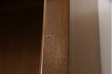中古　美品　DREXEL HERITAGE(ドレクセルヘリテイジ)　Triune(トライユン)　上品な佇まいのブックケース(シェルフ、本棚、飾り棚、キャビネット、収納棚)(R-062172)