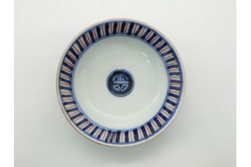 江戸期　萬暦年製　古伊万里　色絵　染付　稀少図柄　馬　3.8寸　約11.5cm　生き生きとした馬の絵付けが魅力の蓋付き茶碗2客セット(和食器、三寸八分)(R-062193)