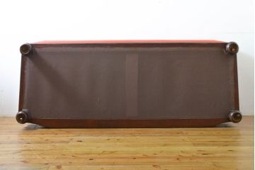 和製アンティーク　大正ロマン　古い洋館の雰囲気漂う3人掛けソファ(三人掛けソファ、アームソファ、3P)(R-062196)