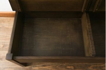 中古　美品　オーク材　柏木工(KASHIWA)　WILDERNESS(ウィルダネス)　座面下収納付き!!木の温かみを感じられる2人掛けベンチ(長椅子、板座チェア、長イス)(定価約14万円)(R-062198)