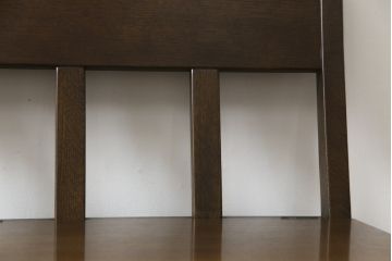 中古　美品　オーク材　柏木工(KASHIWA)　WILDERNESS(ウィルダネス)　座面下収納付き!!木の温かみを感じられる2人掛けベンチ(長椅子、板座チェア、長イス)(定価約14万円)(R-062198)
