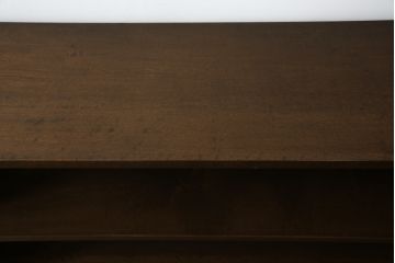 和製アンティーク　昭和初期　ナラ材　シンプルなデザインでお部屋に馴染みやすい本棚(ブックシェルフ、収納棚、飾り棚、ディスプレイ棚、陳列棚)(R-062199)