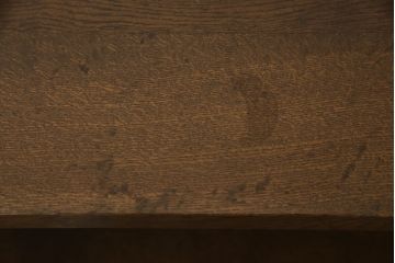 和製アンティーク　昭和初期　ナラ材　シンプルなデザインでお部屋に馴染みやすい本棚(ブックシェルフ、収納棚、飾り棚、ディスプレイ棚、陳列棚)(R-062199)