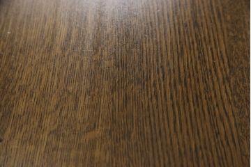 中古　美品　柏木工(KASHIWA)　WILDERNESS(ウィルダネス)　ナラ材　KT14H　美しい杢目とシックな色合いが魅力のダイニングテーブル(4人掛け、4P、6人掛け、6P、食卓)(定価約26万円)(R-062200)