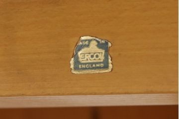 イギリスビンテージ　ERCOL(アーコール)　Windsor(ウィンザー)シリーズ　シンプルで洗練されたデザインの北欧風ダイニングテーブル(4人掛け、4P、6人掛け、6P、食卓、ヴィンテージ)(R-062202)
