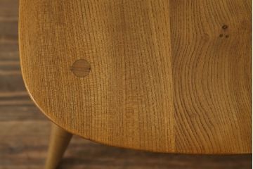 イギリスビンテージ　ERCOL(アーコール)　ゴールドスミス　北欧テイストのお部屋におすすめ!!洗練された佇まいが魅力的なチェア (ダイニングチェア、椅子、イス、板座チェア、ヴィンテージ)(R-062205)