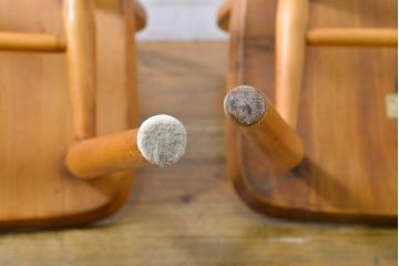 イギリスビンテージ　ERCOL(アーコール)　ナチュラルテイストのお部屋におすすめなフープバックチェア2脚セット(ダイニングチェア、ウィンザーチェア、ワークチェア、板座チェア、椅子、イス、ヴィンテージ、ウインザーチェア)(R-062206)