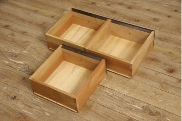中古　松本民芸家具　美しい木目と品のある佇まいが魅力のG型朝鮮棚(飾り棚、茶棚、茶箪笥、収納棚、戸棚)(定価約46万円)(R-062207)