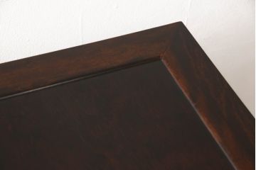 中古　松本民芸家具　美しい木目と品のある佇まいが魅力のG型朝鮮棚(飾り棚、茶棚、茶箪笥、収納棚、戸棚)(定価約46万円)(R-062207)