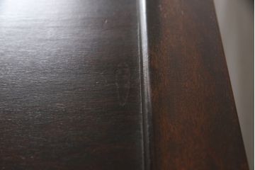 中古　松本民芸家具　美しい木目と品のある佇まいが魅力のG型朝鮮棚(飾り棚、茶棚、茶箪笥、収納棚、戸棚)(定価約46万円)(R-062207)