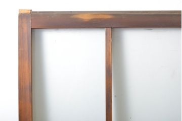 アンティーク建具　ノスタルジックな雰囲気が魅力のガラス戸2枚セット(引き戸)(R-062211)