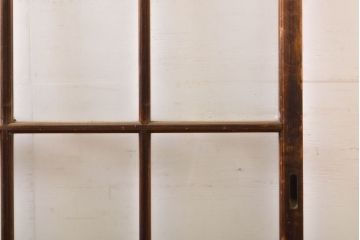 アンティーク建具　ノスタルジックな雰囲気が魅力のガラス戸2枚セット(引き戸)(R-062211)