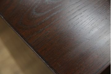 中古　国産　三方欅(ケヤキ)材　内部桐材　揺らぐ水面の様な美しい杢目と和モダンな佇まいが魅力の民芸箪笥(引き出し、収納タンス、茶箪笥、戸棚、違い棚、サイドチェスト、サイドボード)(R-062226)