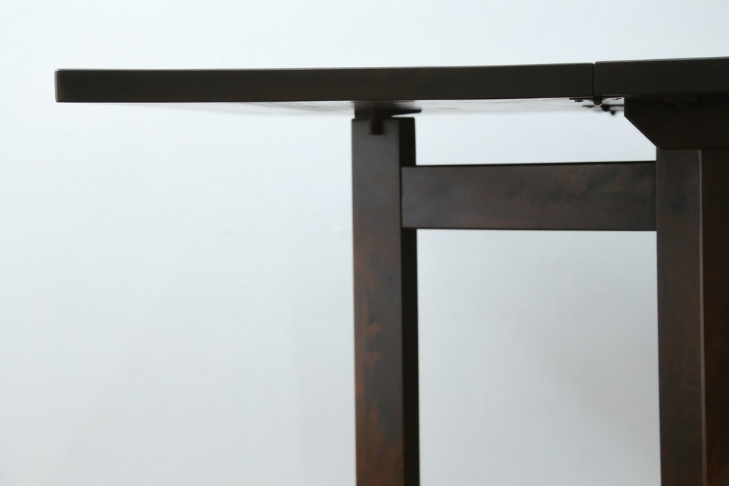 和製ビンテージ　北海道民芸家具　#430　洗練されたデザインのバタフライ卓　定価約20万円　(R-062229)