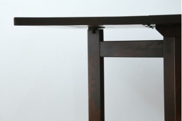 和製ビンテージ　北海道民芸家具　#430　洗練されたデザインのバタフライ卓　定価約20万円　(R-062229)