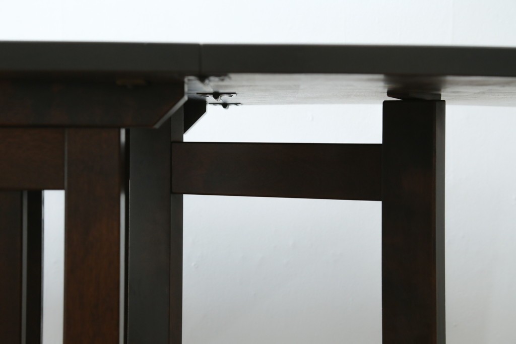 和製ビンテージ　北海道民芸家具　#430　洗練されたデザインのバタフライ卓　定価約20万円　(R-062229)