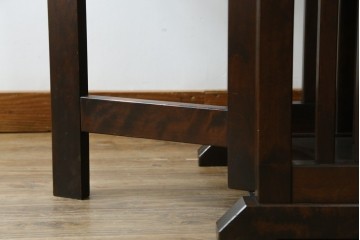 和製ビンテージ　北海道民芸家具　#430　洗練されたデザインのバタフライ卓　定価約20万円　(R-062229)