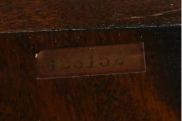 和製ビンテージ　北海道民芸家具　#430　洗練されたデザインのバタフライ卓　定価約20万円　(R-062229)