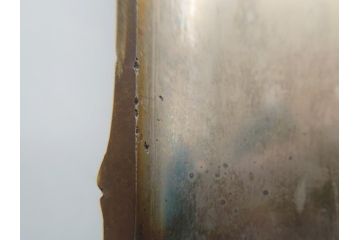 希少　水戸金工　北川北仙　彫金　茶合(共箱付き、銀製?、銅製?、作家物)(R-062234)