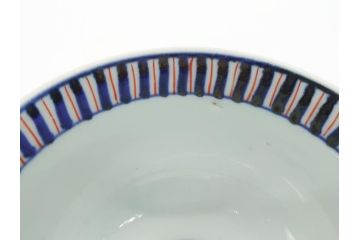 江戸期　萬暦年製　古伊万里　色絵　染付　稀少図柄　馬　3.8寸　約11.5cm　生き生きとした馬の絵付けが魅力の蓋付き茶碗3客セット(和食器、三寸八分)(R-062241)