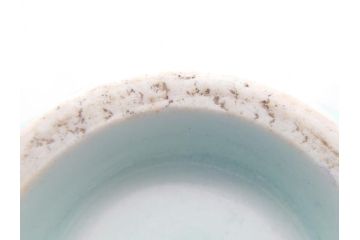 江戸期　古伊万里　染付　蝙蝠文　2.6寸　約8　縁起の良いコウモリが絵付けされた湯呑み5客セット(和食器、二寸六分)(R-062244)