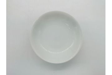 江戸期　古伊万里　大明成化年製　染付　山水文　丸文　3.6寸　約11cm　温かみのあるフォルムが魅力の蓋付き茶碗3客セット(三寸六分、和食器、和皿)(R-062245)