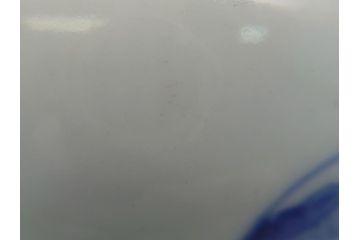 江戸期　古伊万里　大明成化年製　染付　山水文　丸文　3.6寸　約11cm　温かみのあるフォルムが魅力の蓋付き茶碗5客セット(三寸六分、和食器、和皿)(R-062246)
