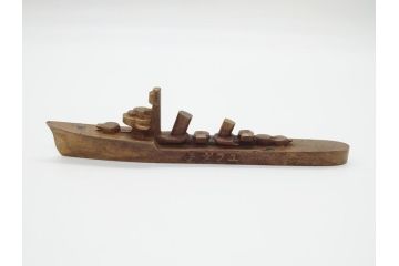 昭和11年6月21日　旧日本海軍　佐世保海軍工廠　駆逐艦夕立進水記念　「ユフダチ」　文鎮(書道具、佐世保ベース、1936年、ゆうだち)(R-062248)