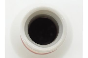 石川県指定無形文化財　武腰潤　九谷焼　色絵　金彩　富士山図　草花文　徳利2点セット(一輪挿し、花器、作家物、共箱無し)(R-062249)